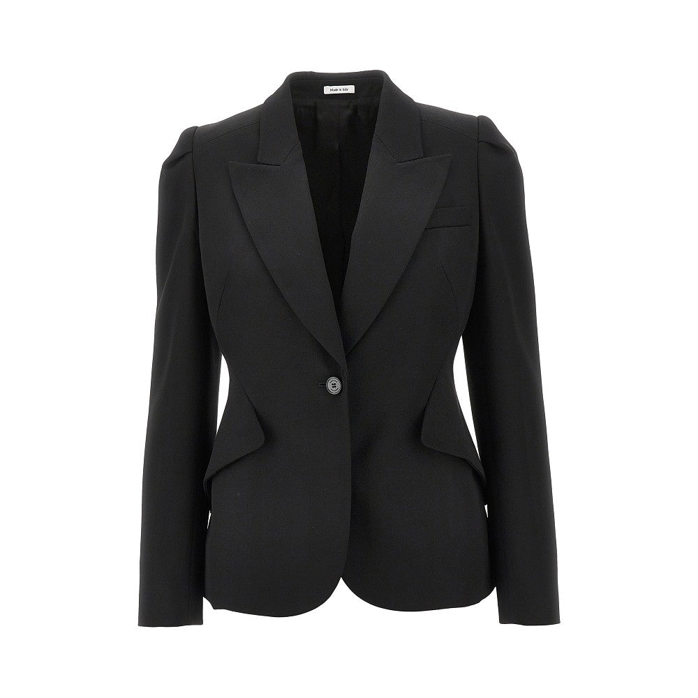 ALEXANDER MCQUEEN 46 grain de poudre single-breasted jacket