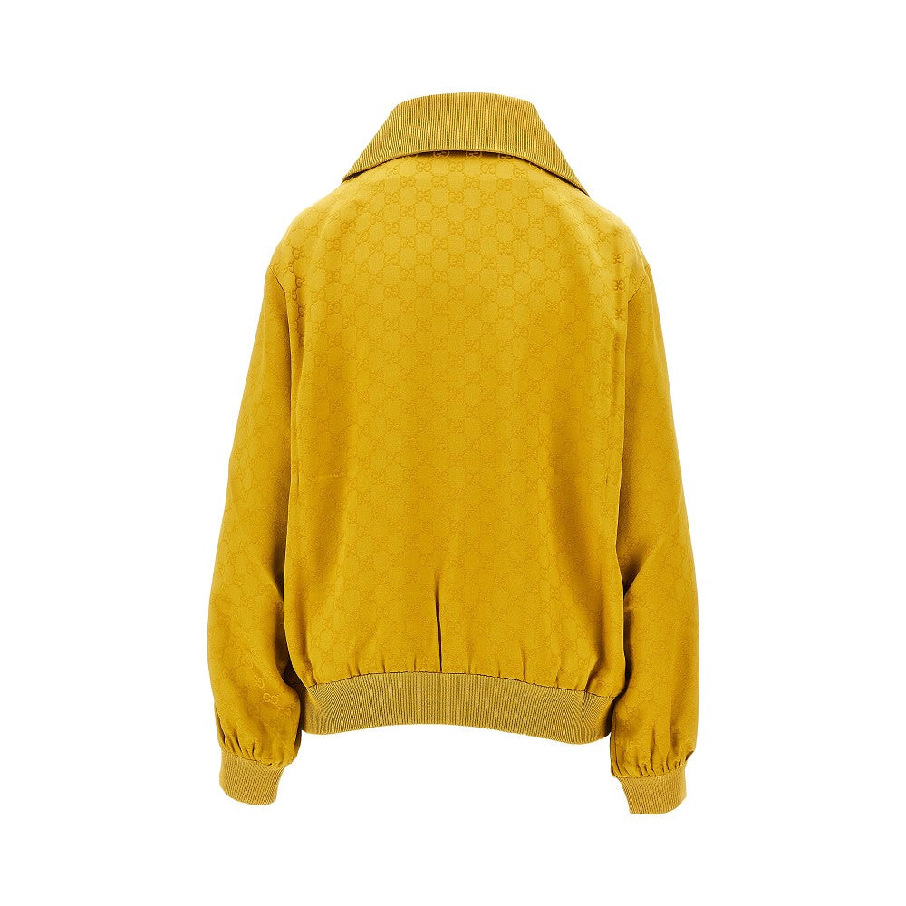 jacquard gg acetate half-zip sweatshirt