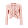 crispy light wool short jacket