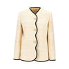 silk linen canvas jacket
