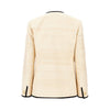 silk linen canvas jacket