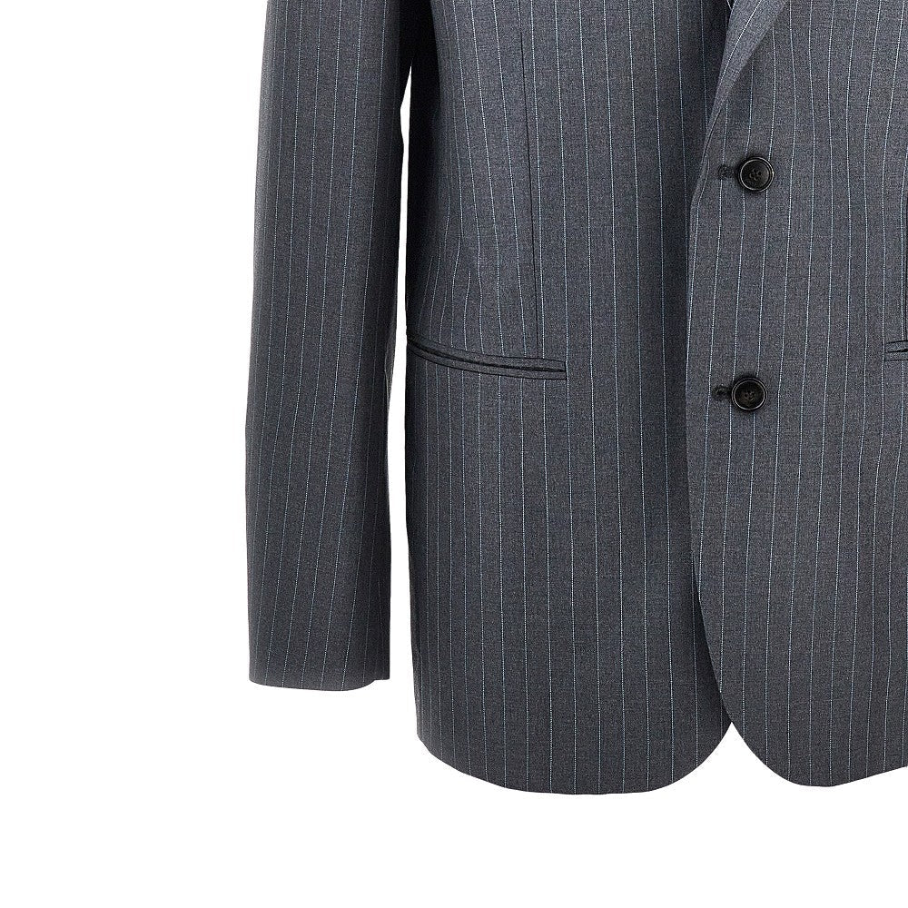 GUCCI 38 pinstriped wool oversized jacket