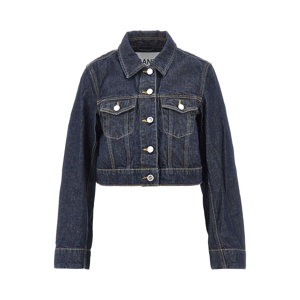 cropped denim jacket