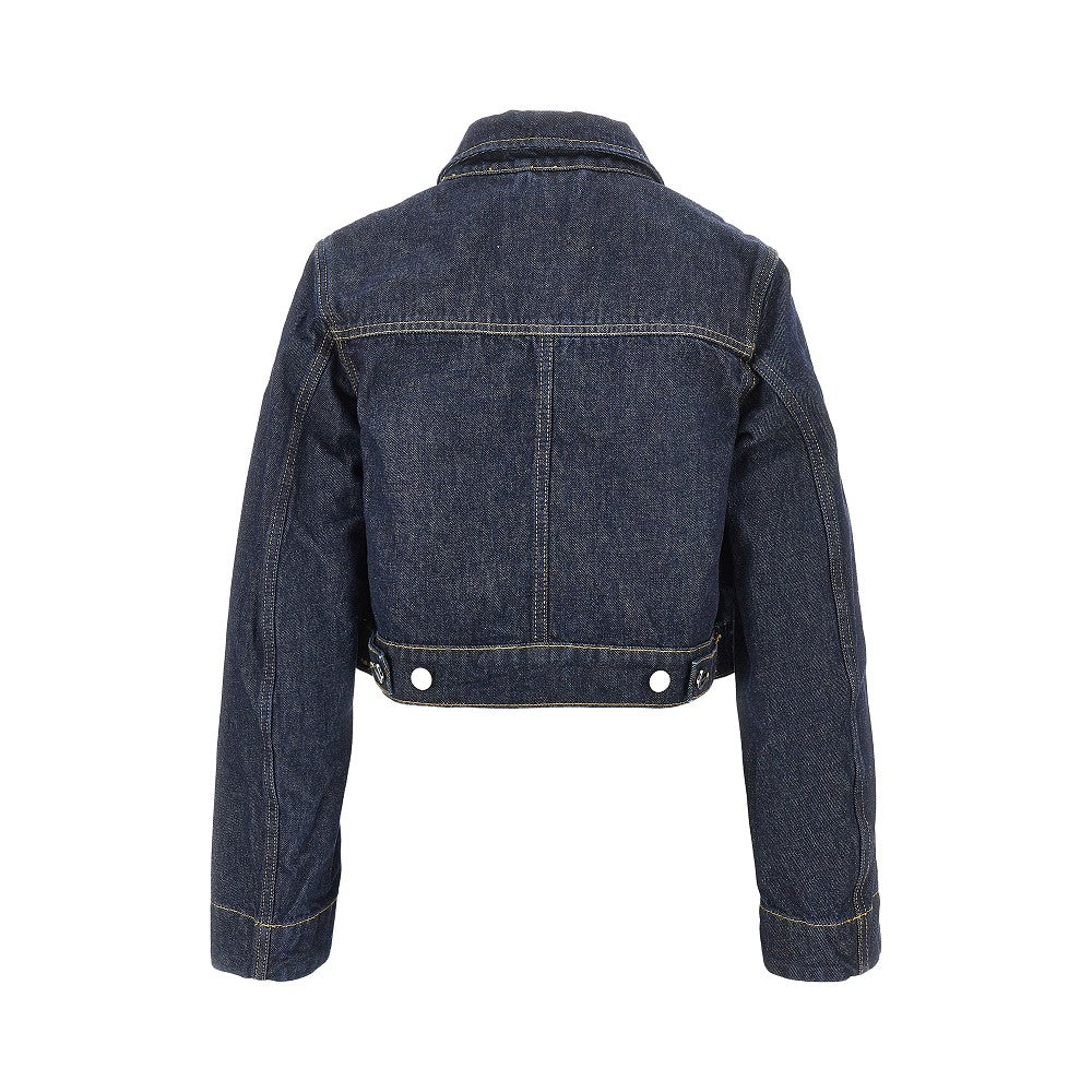 cropped denim jacket