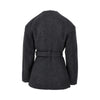 wool-blend jacket with belt
