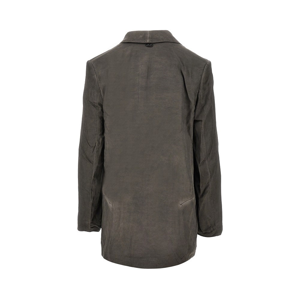 g-avina satin double-breasted jacket