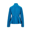 suede leather peplum jacket