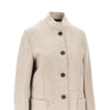 pressed wool nehru jacket