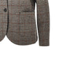 prince of wales fabric blazer