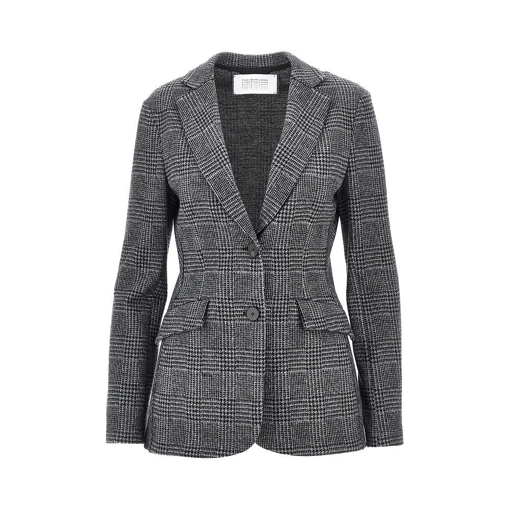 prince of wales single-breasted jacket