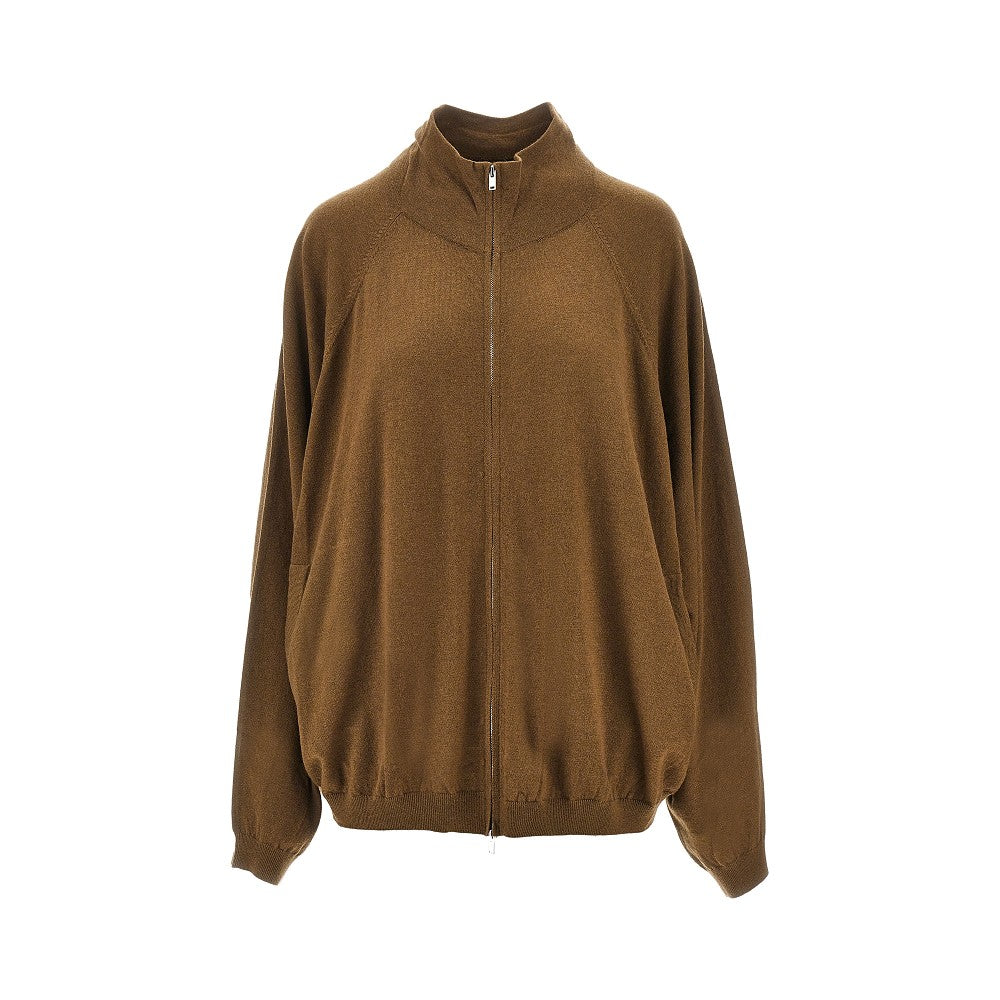 base knitted track jacket
