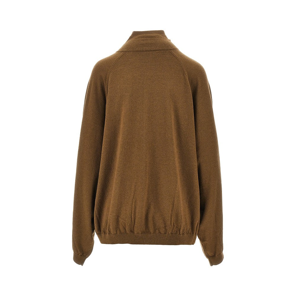 base knitted track jacket