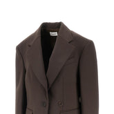 P.A.R.O.S.H. M linen-blend oversized jacket