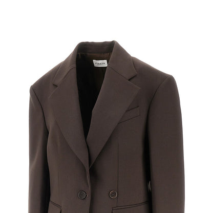 P.A.R.O.S.H. M linen-blend oversized jacket