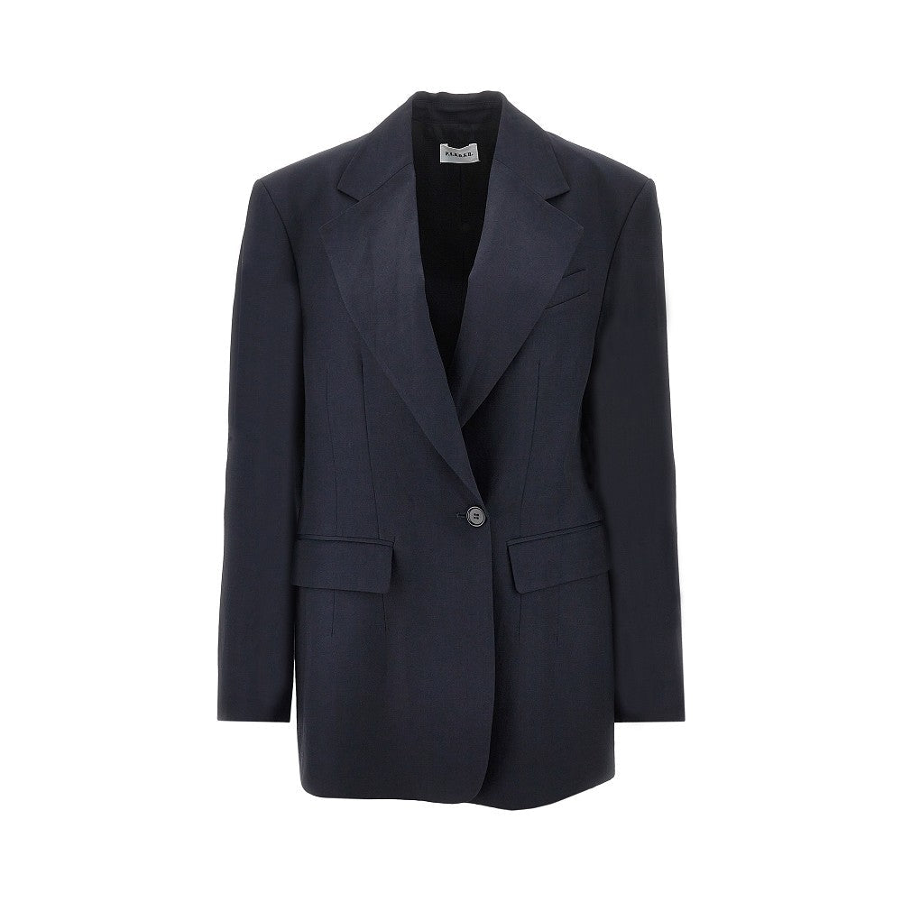 P.A.R.O.S.H. M raisa linen-blend oversized jacket