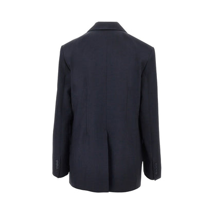 P.A.R.O.S.H. M raisa linen-blend oversized jacket