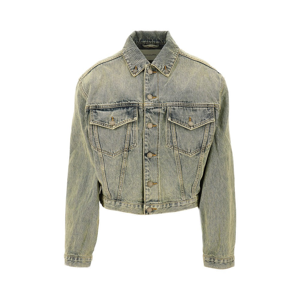ENTIRE STUDIOS S exaggerated shoulders denim jacket