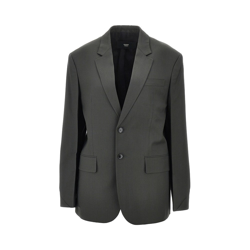 neapolitan single-breasted jacket