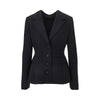 wool double crepe back to front jacket