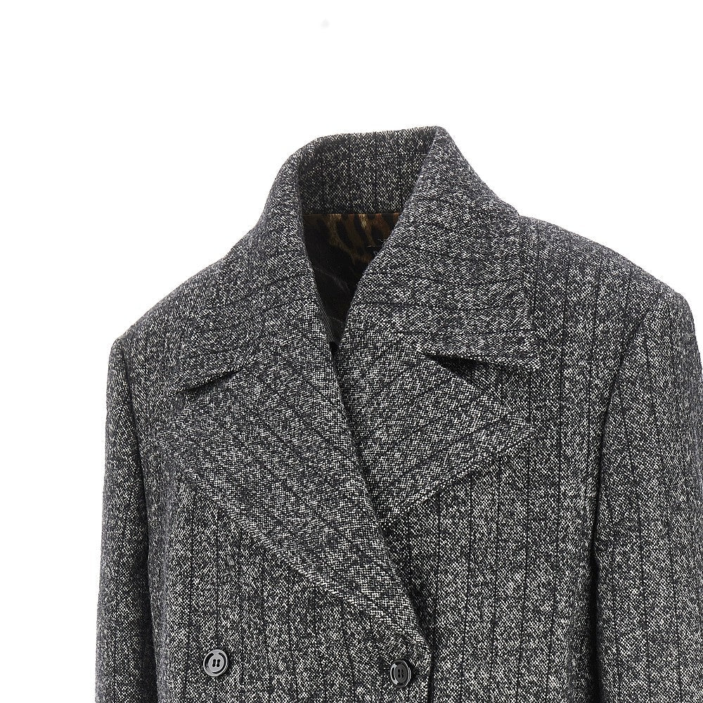 DOLCE&amp;GABBANA 40 pinstriped wool-blend double-breasted jacket