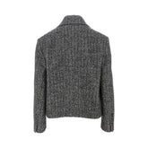 DOLCE&GABBANA 40 pinstriped wool-blend double-breasted jacket