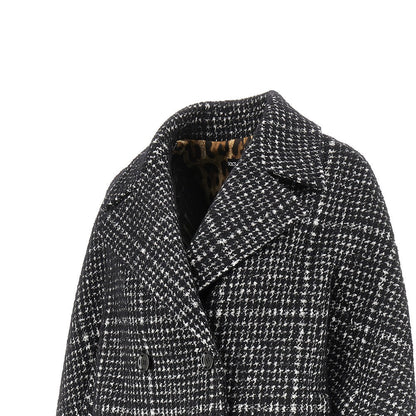 DOLCE&amp;GABBANA 40 houndstooth wool-blend jacket