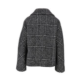 DOLCE&GABBANA 40 houndstooth wool-blend jacket