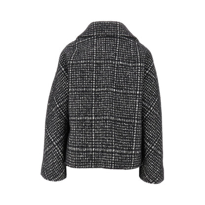 DOLCE&amp;GABBANA 40 houndstooth wool-blend jacket