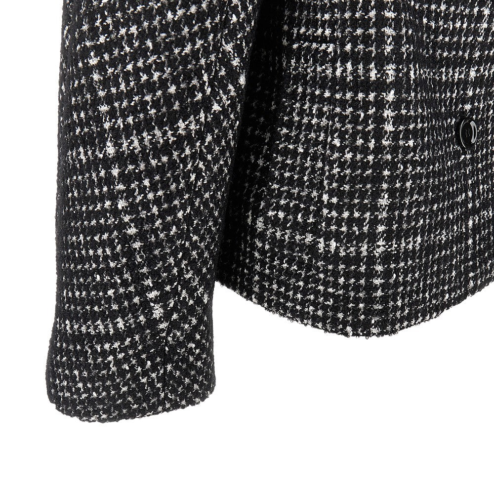 DOLCE&amp;GABBANA 40 houndstooth wool-blend jacket