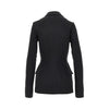 stretch wool fitted double-breasted jacket