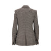 houndstooth single-breasted jacket