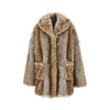 brigitte faux fur oversized jacket