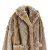 brigitte faux fur oversized jacket