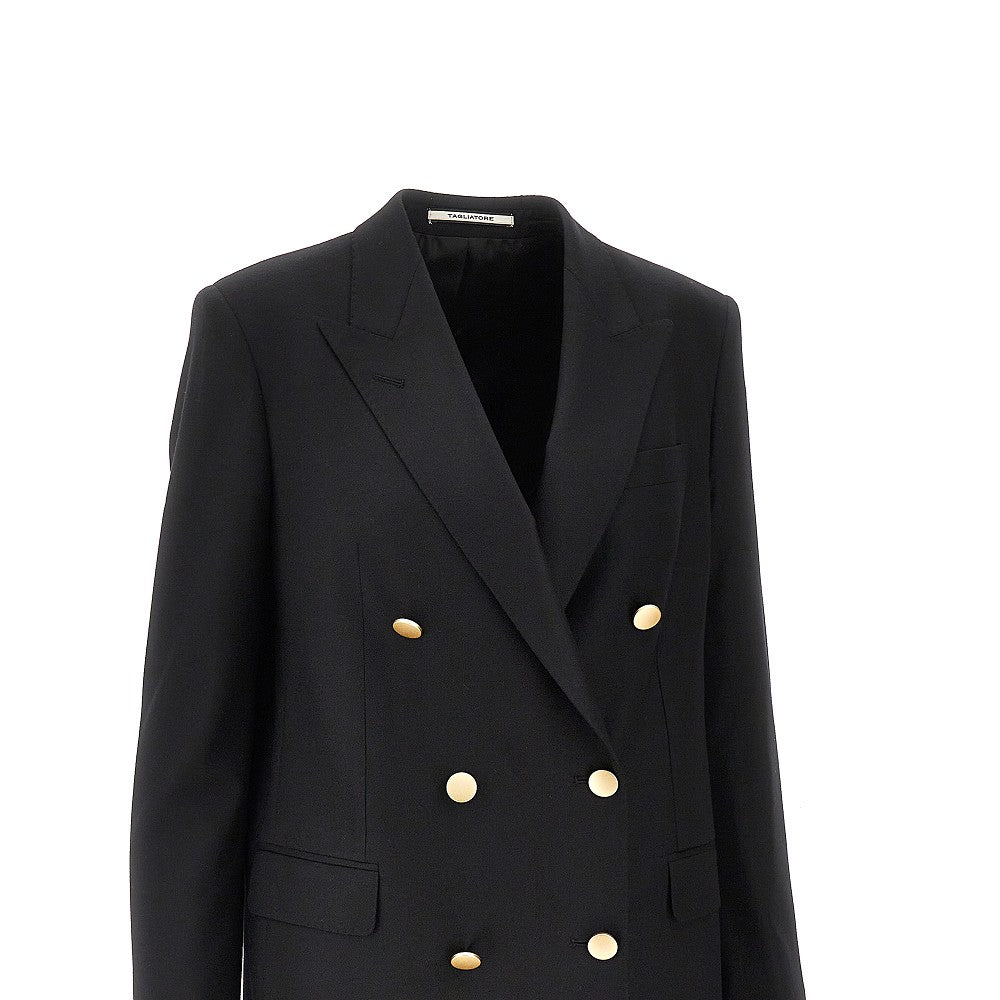 TAGLIATORE 46 jasmine houndstooth double-breasted jacket
