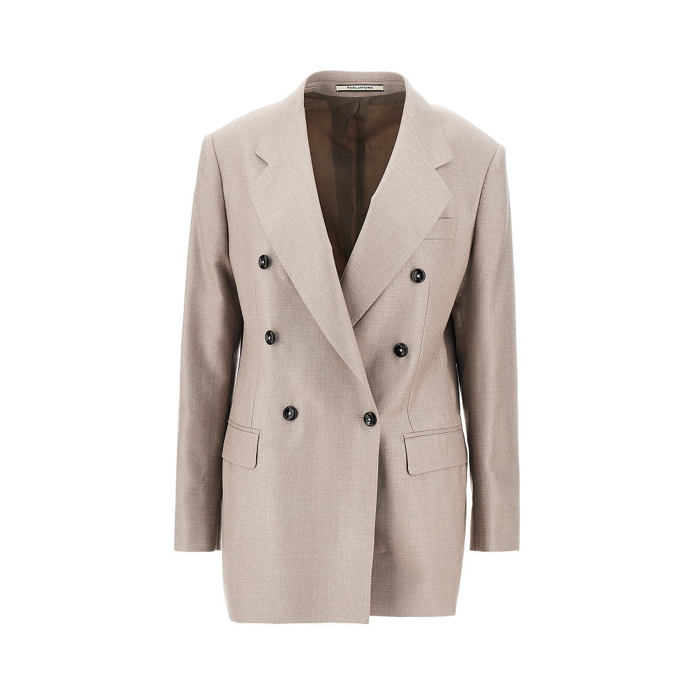 TAGLIATORE 44 double-breasted twill jacket