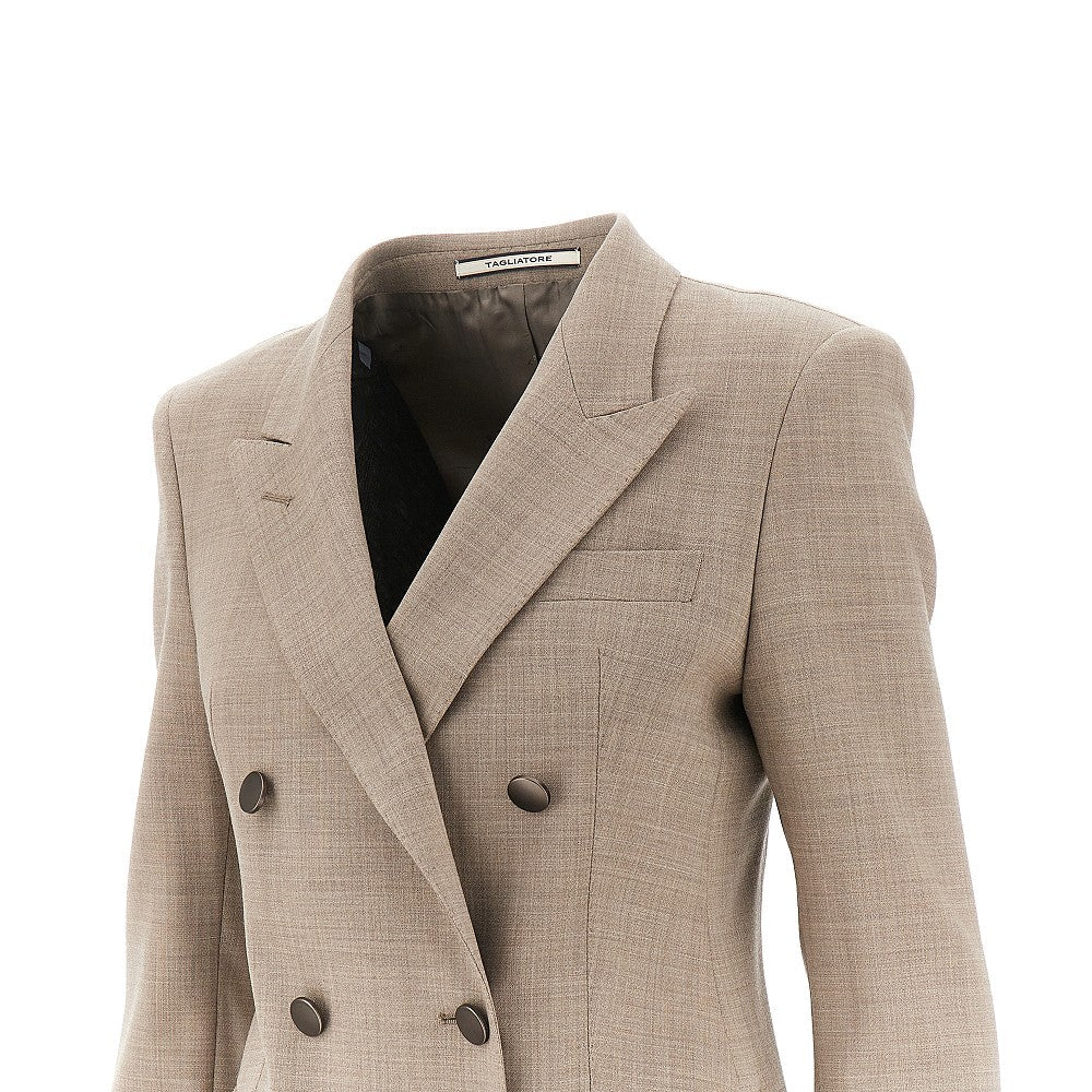 TAGLIATORE 48 parigi corduroy double-breasted jacket