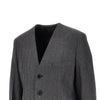 pinstriped wool tailored jacket