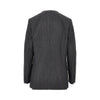 pinstriped wool tailored jacket