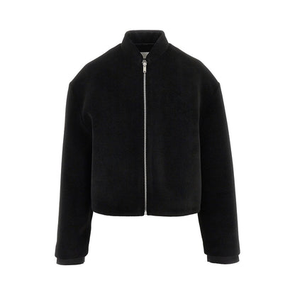 JIL SANDER 36 velvet full-zip jacket