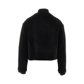 JIL SANDER 36 velvet full-zip jacket