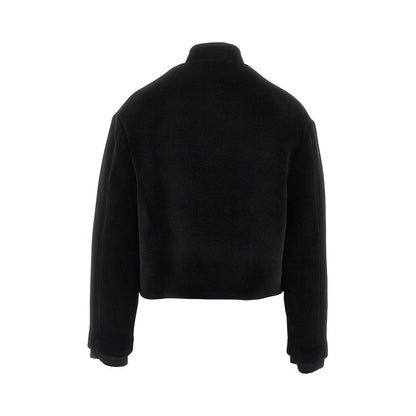 JIL SANDER 36 velvet full-zip jacket