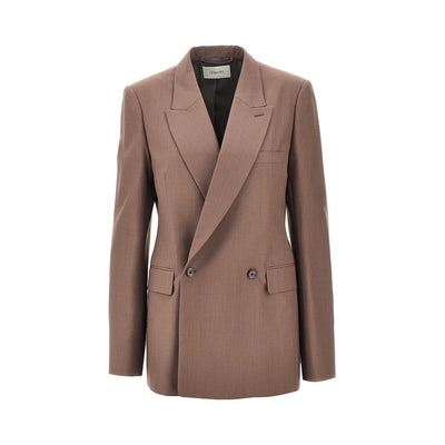 blend tropical wool double-breasted jacket
