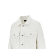 cropped denim blouson jacket