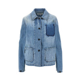 MAISON MARGIELA 40 distressed denim shirt jacket