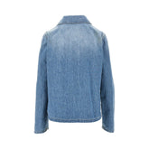 MAISON MARGIELA 40 distressed denim shirt jacket