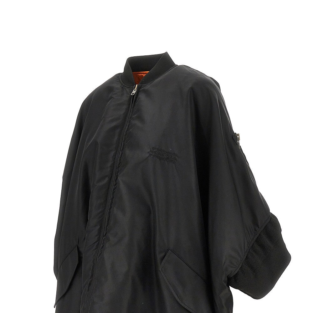 MM6 38 padded nylon cape