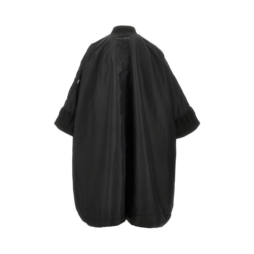 MM6 38 padded nylon cape