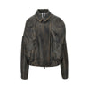 nappa leather oversized bomber jacket