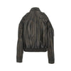 nappa leather oversized bomber jacket