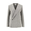 suna cotton and linen asymmetrical jacket